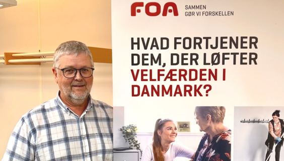 Kristian Gaardsøe ved banneret: Hvad fortjener dem, der løfter velfærden i Danmark?